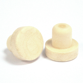 6x Cap for RDBot-08/09/10 2.2cm - Wooden Imitation