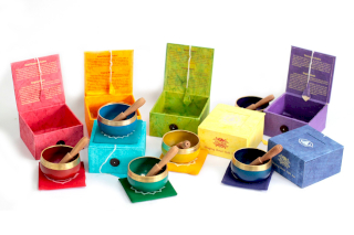 7x Chakra Singing Bowl Sets