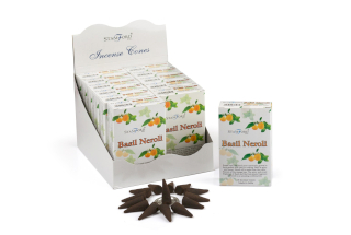 12x Basil & Neroli Incense Cones