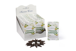 12x Citronella & Lemongrass Incense Cones