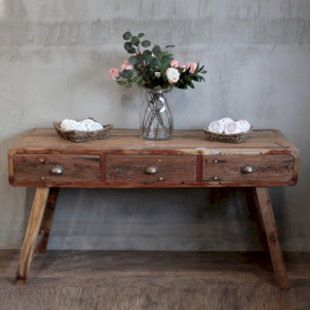 Console Table - Recycled Wood - 150x45x80cm