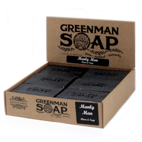 12x Greenman Soap 100g - Manly Man