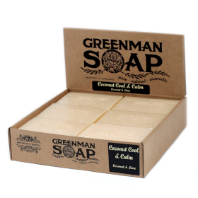 12x Greenman Soap 100g - Coconut Cool & Calm