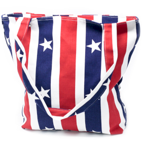 Strong Canvas Bags - Red White & Blue