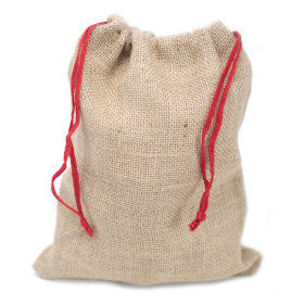 10x Small Jute Sack - 180x220mm