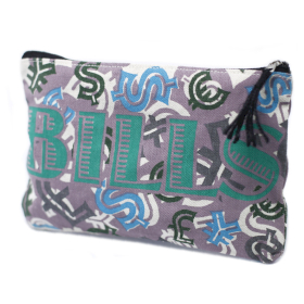 10x Classic Zip Pouch - Bills