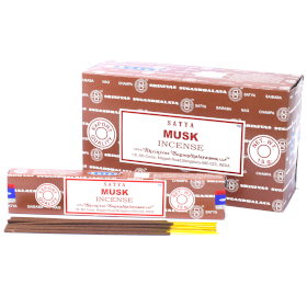 12x Satya Incense 15gm - Musk