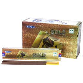 12x Satya Incense 15gm - Gold