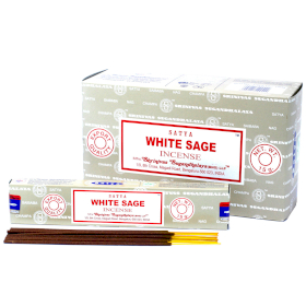12x Satya Incense 15gm - White Sage