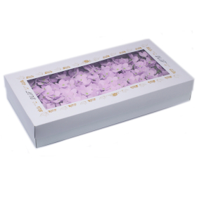 36x Craft Soap Flowers - Hyacinth Bean - Pink