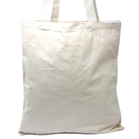 10x Lrg Natural 6oz Cotton Bag 38x42cm