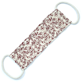 10x Empty Cotton Wheat Bags with Rope Handles - Floral Patterns