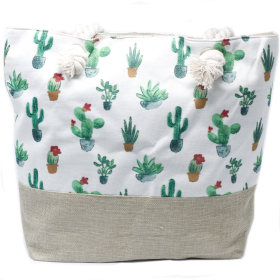 Rope Handle Bag - Mini Cactus