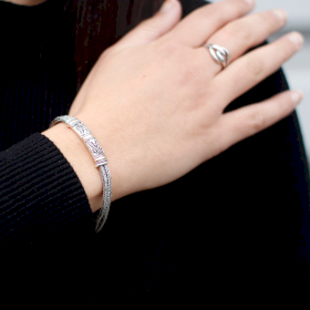 Silver & Gold Bracelet - Unisex Twin Chain