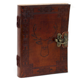 Leather Stag Notebook (6x8