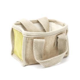 10x Mini Shopping Basket - 16x10x12cm - Olive