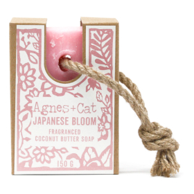 6x Soap On A Rope - Japanese Bloom