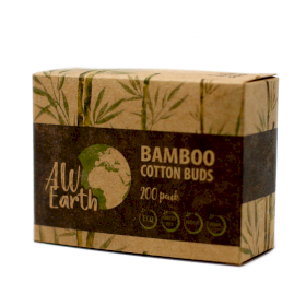 4x Box of 200 Bamboo Cotton Buds