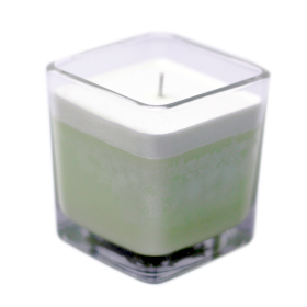 6x White Label Soy Wax Jar Candle - Cucumber & Mint