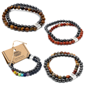 Starter Pack of 72 Magnetic Gemstone Bracelets