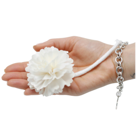 12x Natural Diffuser Flowers - Med Carnation on String
