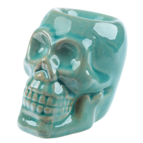 12x Eden Mini Ceramic Skull Oil Burner Pack of 12