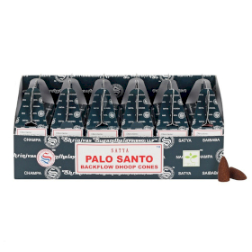 6x Satya Backflow Dhoop Cones - Palo Santo (24pcs)