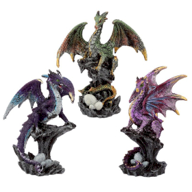Skull Dragon Dark Legends Gemstone Dragon Figurine Collectable Ornament 