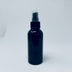 200x 120ml Black Aluminium Bottle & Spray Cap