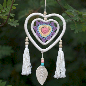 Dream Catcher - Medium Multi Heart in Heart - 35cm