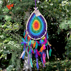 Bali Dream Catchers - Large Multi Teardrop