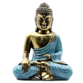 Teal & Gold Buddha - Large