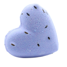 16x Love Heart Bath Bomb 70g - French Lavender