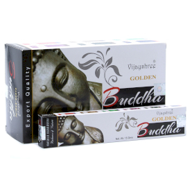 12x 15g Golden Buddha Incense