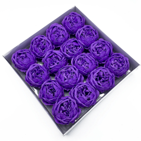 16x Craft Soap Flower - Ext Large Peony - Lavender