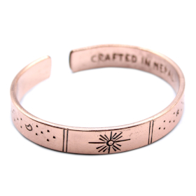 12x Inspiration Bracelet - Copper Sunrise, Galaxy, Stars, Earth