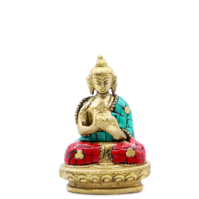 Brass Buddha Figure - Blessing - 7.5cm