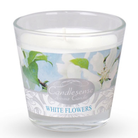 4x Scented Jar Candle - White Flowers