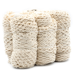 6x Pure Cotton Mesh Bag - Natural