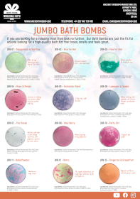 Set of 3 Bath Bomb Posters