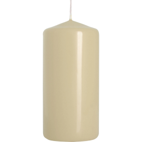 8x Pillar Candle 50x100mm - Ivory