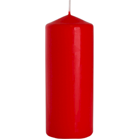 6x Pillar Candle 60x150mm - Red