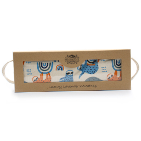 Luxury Lavender  Wheat Bag in Gift Box  - Lazy Sloth