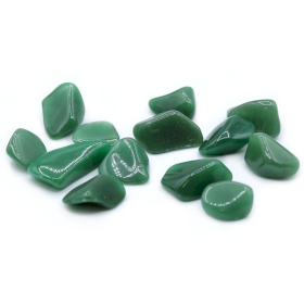 24x L Tumble Stones - Quartz Green