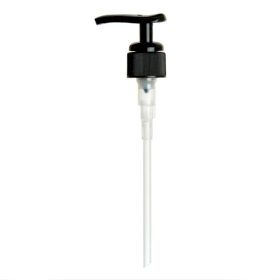 50x Pump Cap for Amber Boston Bottle 500ml (230ml & 500ml) - Black Plastic 28-410