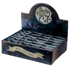24x Lucky Black Cat in a Mini Gift Bag
