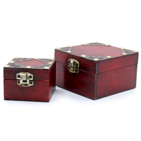 Set of 2 Gothic Square Boxes