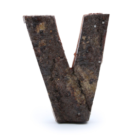 12x Rustic Bark Letter   - 