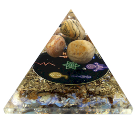 Orgonite Pyramid - Midnight Reiki - 70mm