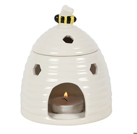 3x White Beehive Oil Burner